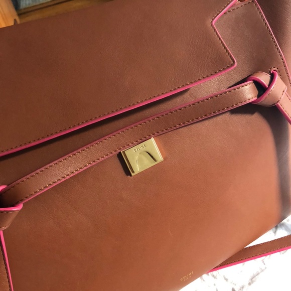 Rare Celine Camel and Pink Trim Belt Bag - Picture 8 of 8
